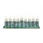 34x5 Centimeter Hanukkah Menorah in Crystal