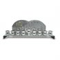 28x13 cm menorah in nickel with Jerusalem written in Hebrew
