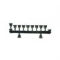 Hanukkah Candlestick Holder in Nickel Filigree Design