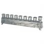 Hanukkah Menorah with Jerusalem and Western Wall in Nickel