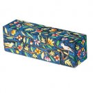 Yair Emanuel Multicolor Travel Menorah with Exotic Birds in Wood
