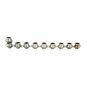 Hanukkah Menorah with Cups and Jerusalem in Pewter