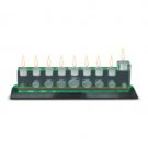 17x4 Centimeter Hanukkah Menorah in Crystal
