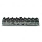 28 Centimeter Hanukkah Menorah in Pewter with Engravings