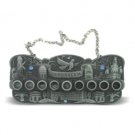 16 Centimeter Hanging Hanukkah Menorah in Pewter