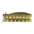 Hanukkah Menorah with Hebrew and English ""Happy Hanukkah!"" in Tin