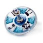 Acrylic Hanukkah Dreidel of Sparkling Blue