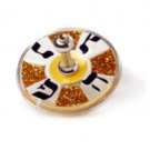 Acrylic Hanukkah Dreidel of Sparkling Gold
