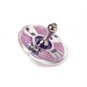 Acrylic Hanukkah Dreidel of Sparkling Purple