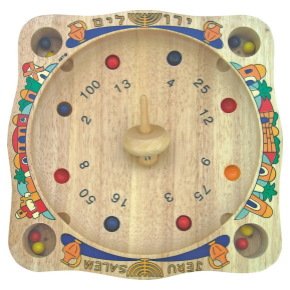 22x22 Centimeter Dreidel Circle Game with a Dreidel