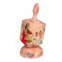 Yair Emanuel Large Wooden Dreidel with Human Figures Design