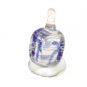 Yair Emanuel Exclusive Glass Dreidel with White Swirls Design