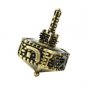 3.5 Centimeter Hanukkah Dreidel in Bronze