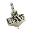 3.5 Centimeter Hanukkah Dreidel Engraved in Nickel