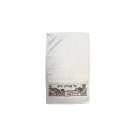 Yair Emanuel Ritual Hand Washing Towel with Embroidered Jerusalem Scene & Hebrew