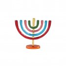 Yair Emanuel Anodized Aluminum Hanukkah Menorah with Bright Colors