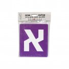 10cm. Purple Plastic Aleph Bet Stencils