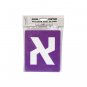 10cm. Purple Plastic Aleph Bet Stencils