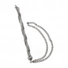 Sterling Silver Plated Torah Pointer with Jerusalem and Chain