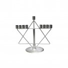 Hanukkah Menorah with Star of David in Tin Rods