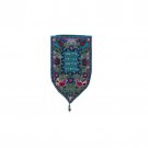Yair Emanuel Tapestry--Blessed in Your Coming and Your Going (Turquoise/Large)