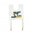 Children’s Tzitzit Garment with Palm Trees, Beach and Hebrew Text