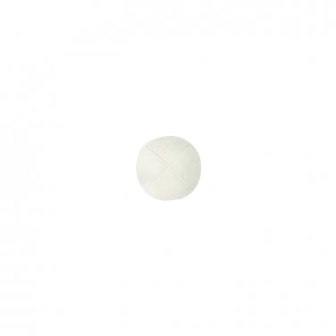 White Suede Kippah with Four Sections