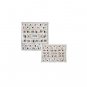 Yair Emanuel Silk Matzah Cover Set with Pomegranates in Pink Tones
