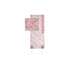 Pink Full Pomegranate Embroidery Organza Tallit and Bag by Yair Emanuel