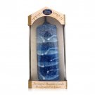 Safed Candles Pillar Havdalah Candle with Blue and White
