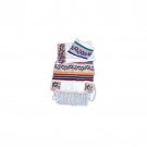 Star of David Wool Tallit with Multicolored Stars and Stripes