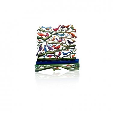 David Gerstein Twitter Birds Hanukkah Menorah