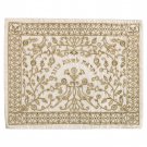 Gold over Cream Yair Emanuel Embroidered Challa Cover