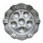 Silver Seder Plate with Waves, Diamonds and Vines