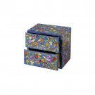 Yair Emanuel Large Wooden Jewelry Box With Oriental Design