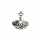 Sterling Silver Hanukkah Dreidel with Yemenite Influences
