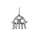 Silver Pendant with 19th Century Moroccan Hamsa