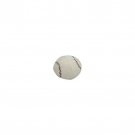 Four Section Textured Leather Kippah with Baseball Design