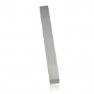 Silver Lined Brushed Aluminum Mezuzah by Adi Sidler