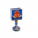 Yair Emanuel Wooden Matchbox Holder with Multi Sized Pomegranate Design