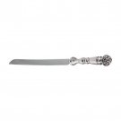 Silver Challah Knife with ""Jerusalem Ball""