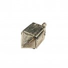 Sterling Silver Hanukkah Dreidel with Various Scenes in Jerusalem