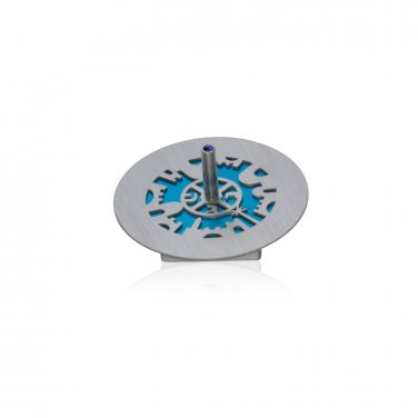 Jerusalem Hanukkah Dreidel by Adi Sidler in Turquoise