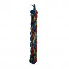 Safed Candles Havdalah Candle with Red, Green and Blue Braids