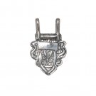 Silver Pendant with 19th Century Persian “Heh” Amulet