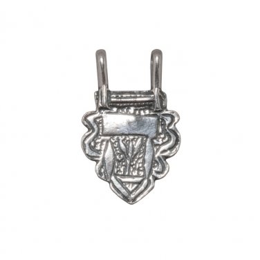 Silver Pendant with 19th Century Persian &acirc;��Heh&acirc;�� Amulet