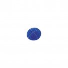 Blue Suede Kippah with Four Sections and Lines
