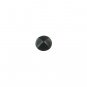 Black Suede Kippah with Green Faux Leather
