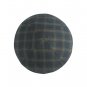 Cotton Kippah with Green, Blue and Red Plaid Design