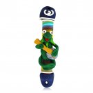 Children’s Fimo Mezuzah with Kermit the Frog, Guitar and Hebrew Letter Shin